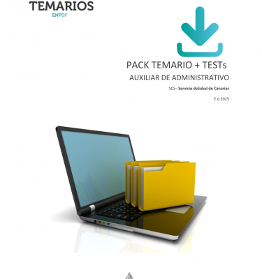 PACK Temario Oposiciones Auxiliares Administrativos Servicio Canario de Salud 2025