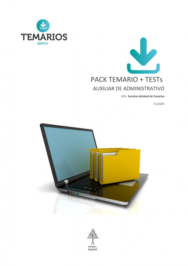 PACK Temario Oposiciones Auxiliares Administrativos Servicio Canario de Salud 2025