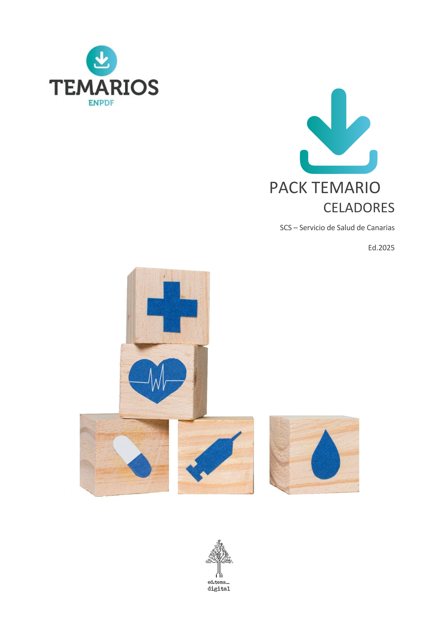 PACK TEMARIO OPOSICIONES CELADORES SERVICIO CANARIO DE SALUD 2025
