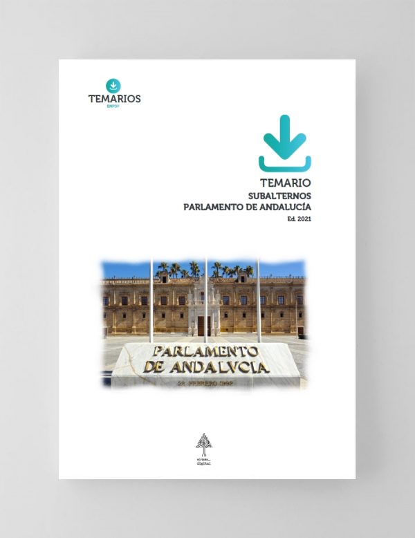 TEMARIO PDF Subalternos Parlamento de Andalucía 2021