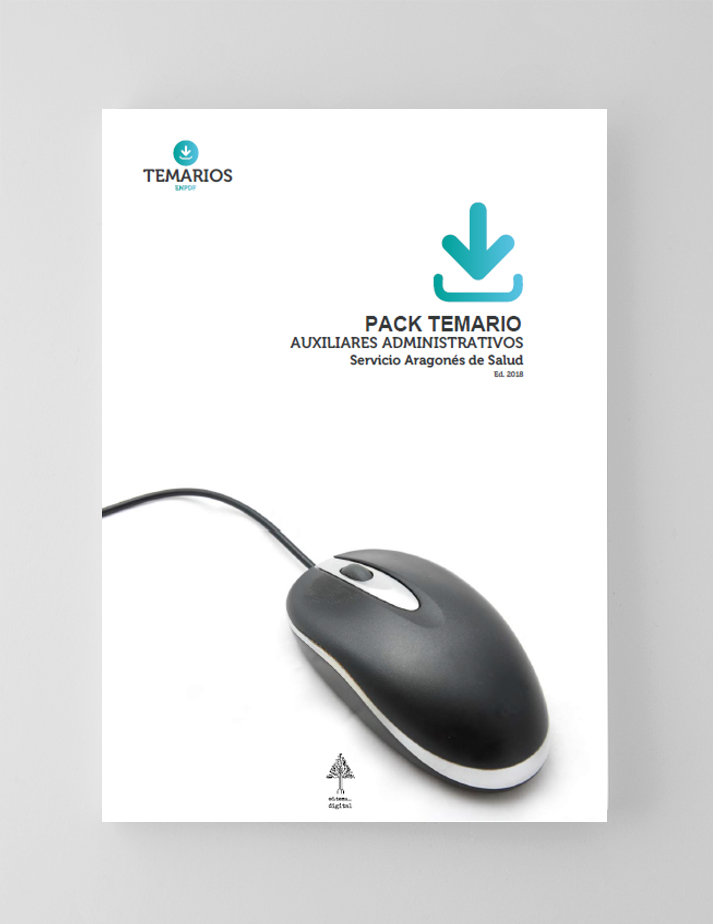 Pack Temario Auxiliares Administrativos - Servicio Aragonés Salud - Temarios PDF