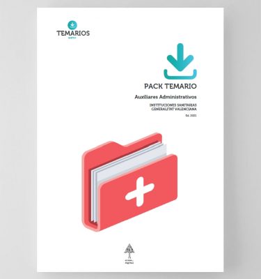 Pack Temario Auxiliares Administrativos Instituciones Sanitarias Comunidad Valenciana