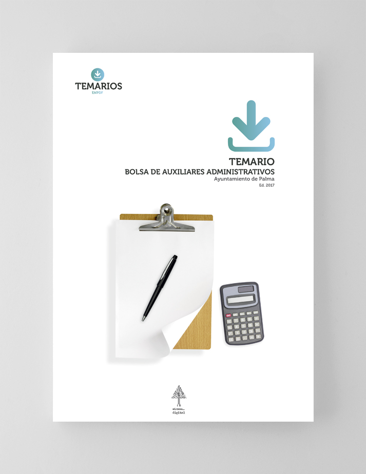 Temario Bolsa Auxiliares Administrativo Ayuntamiento Palma - Temarios PDF