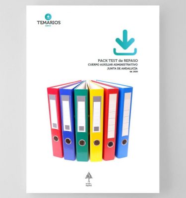 Pack Test de Repaso Auxiliar Administrativo Junta Andalucía 2020