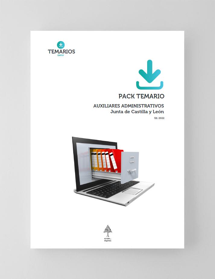 Psicologicamente Educación escolar entidad PACK Temario Auxiliares Administrativos Junta de Castilla León 2022 Temarios  y tests en PDF de Oposiciones Empleo Público