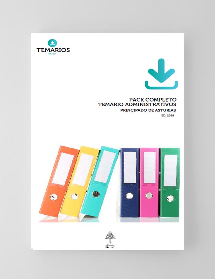 Pack Completo - Temario Administrativos - Principado Asturias - Temarios PDF