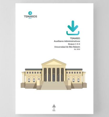 Temario Auxiliar Administrativo Universidad Baleares - Temarios PDF
