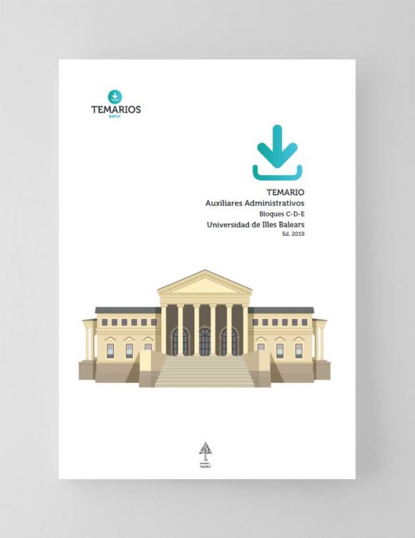 Temario Auxiliar Administrativo Universidad Baleares - Temarios PDF