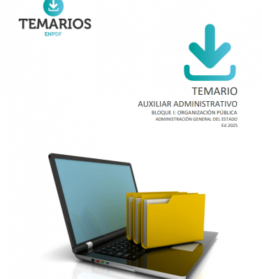 TEMARIO PDF Auxiliares Administrativos AGE 2025 – BLOQUE 1 + Test de repaso