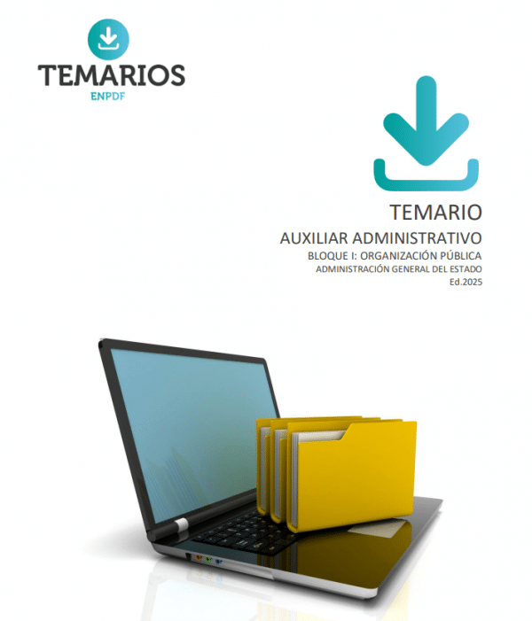 TEMARIO PDF Auxiliares Administrativos AGE 2025 – BLOQUE 1 + Test de repaso
