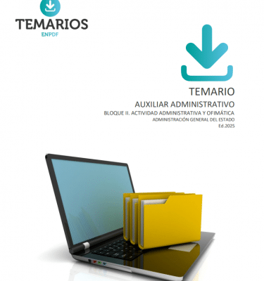 TEMARIO PDF Auxiliares Administrativos AGE 2025 - BLOQUE 2 + Test de repaso