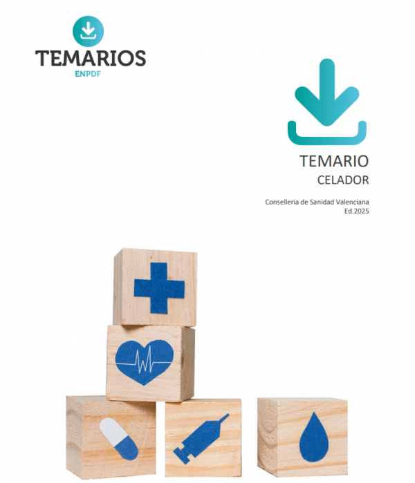 Temario PDF Celadores Sanitat Valenciana 2025 + Test de repaso