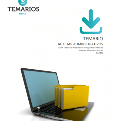TEMARIO 1 Auxiliares Administrativos Servicio de Salud del Principado de Asturias (SESPA)