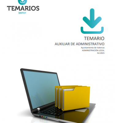 TEMARIO Bolsa Auxiliares Administrativos Ayuntamiento de Valencia