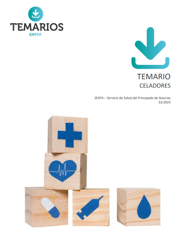 Temario PDF Celador SESPA + test de repaso 2025