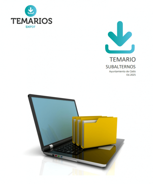 Pack Temario PDF Subalternos del Ayuntamiento de Cádiz 2025