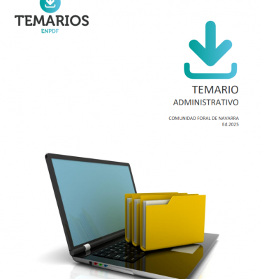 TEMARIO PDF Administrativos Comunidad Foral de Navarra 2025 + Test de repaso