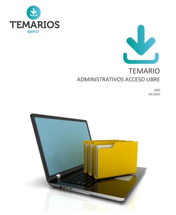 TEMARIO PDF Administrativo AGE 2025 + Test de repaso