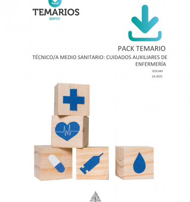 PACK TEMARIO TÉCNICO/A MEDIO SANITARIO: CUIDADOS AUXILIARES DE ENFERMERÍA SESCAM 2025