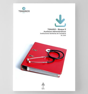 Pack Temario Administrativos - Bloque 2 - Instituciones Sanitarias Cantabria - Temarios PDF