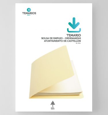 Temario Bolsa Empleo Ordenanzas Ayuntamiento Castellón - Temarios PDF