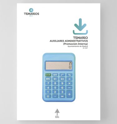 Temario Auxiliares Administrativos Promoción Interna - Ayuntamiento Madrid - Temarios PDF