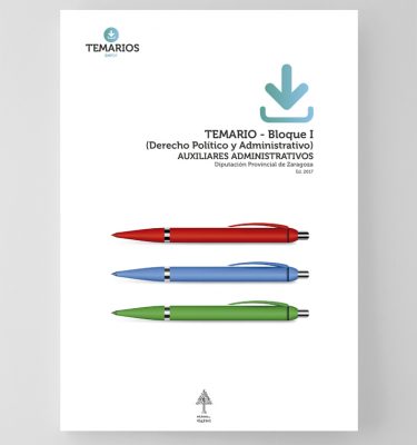 Temario Auxiliares Administrativos - Diputación Provincial Zaragoza - Bloque 1 - Temarios PDF